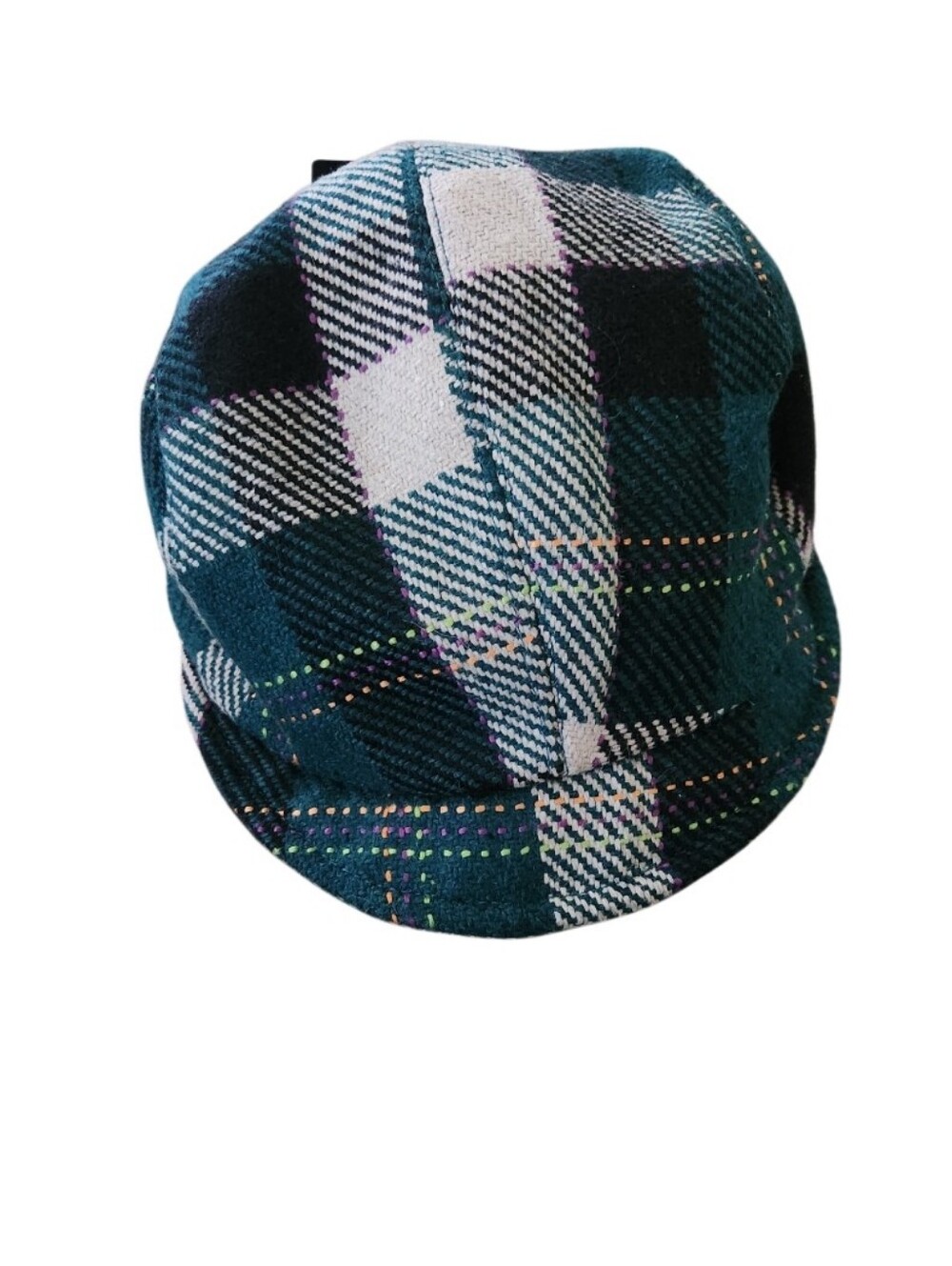 Torrid Plaid Hat in Green and Black One Size Nwt